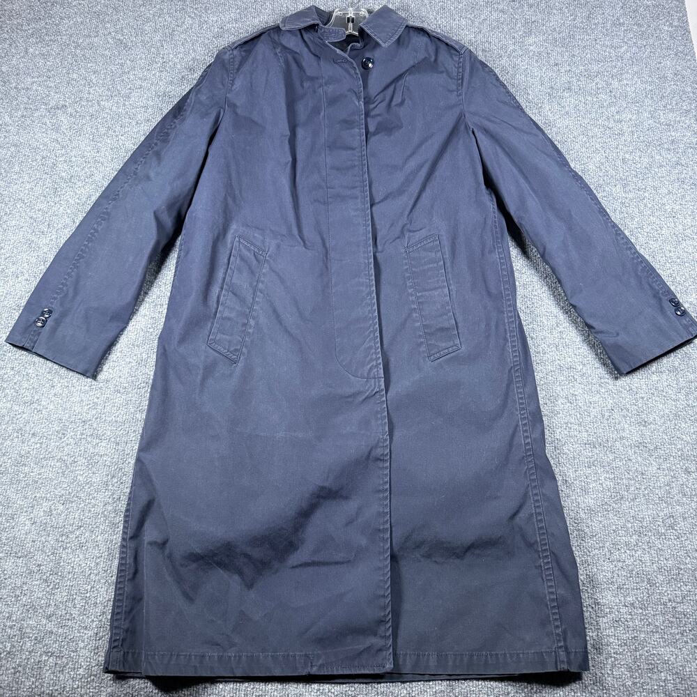 USAF Jacket Women's All Weather Blue AF 1600 Trench Coat w Liner 8L USA Military